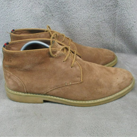 Peter Werth Shoes Mens Size 10 Tan Leather Lace Up Desert Boots main image 8